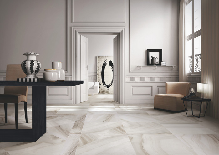China Agate Light Grey Floor Tiles Wall Tiles , Luxury Marble Look Floor Tile factory
