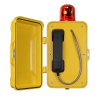 China Colorful Industrial Weatherproof Telephone With Beacon , Outdoor Emergency Phone factory