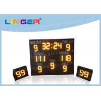 Quality IP65 Waterproof LED Basketball Scoreboard Iron / Steel / Aluminum Frame Material for sale