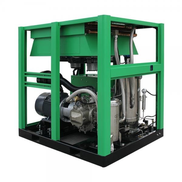 Quality Stationary Oil Free Screw Air Compressor 100HP 75KW Water Injected Screw for sale