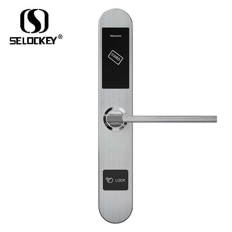 China RFID Card Digital Sliding Glass Doors SS304 House Smart Locks for sale