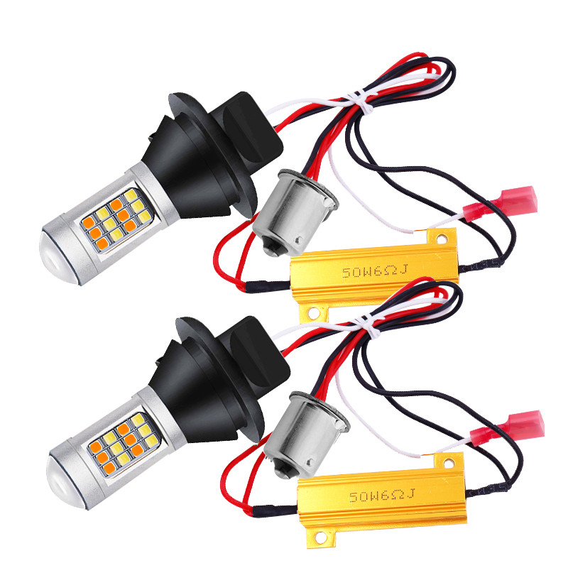 China OEM T20 LED Brake Turn Signal Lights  Canbus Luces 1157  LED Lamp 12V factory