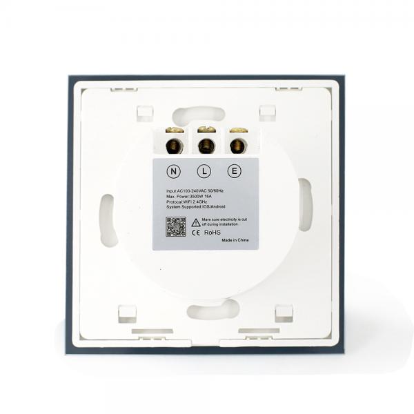 Quality OEM 16A Smart Wall Socket EU Smart Plug Socket 2.4GHz WiFi White for sale