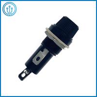 China Nut Mounting Quick Connect 3AG 6.35x30mm Glass Fuse Holder R3-13 10A 250V factory