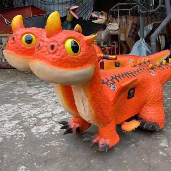 Quality Outdoor Dinosaur Park Rides Size Customized Realistic Dinosaur Models for sale