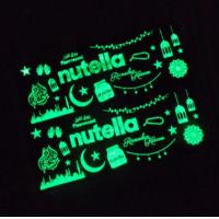 China PVC Luminous Self Adhesive Label Stickers Custom Logo With Film for sale