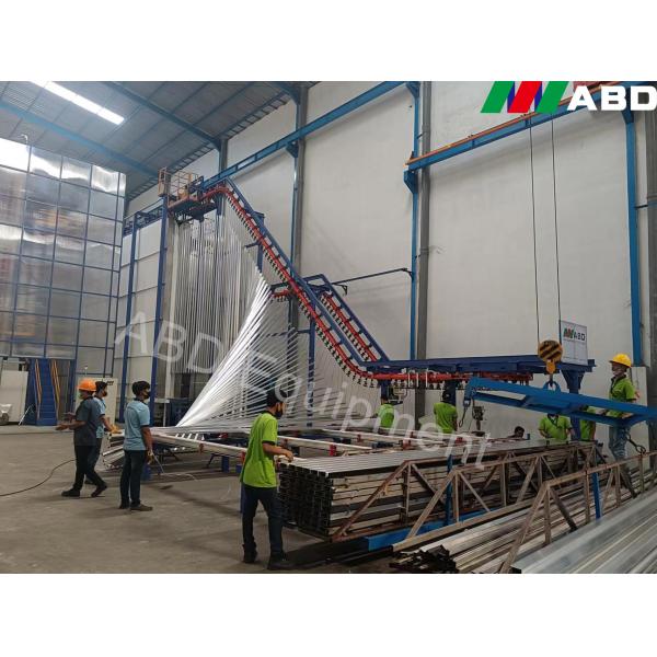 Quality Metal Aluminum Vertical Powder Coating Line 1000T To 2000T/ Month for sale