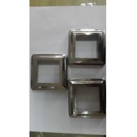 China 304 Stainless Steel Welded Pipe Square Tube End Caps 50*50 0.5-3.0 Thickness factory