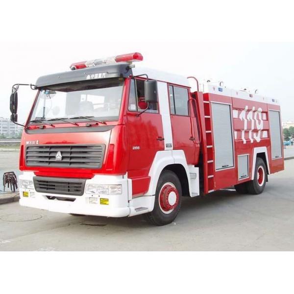 Quality Water Tank Emergency Fire Department Trucks 12CBM LHD 290HP With Anti Slip for sale