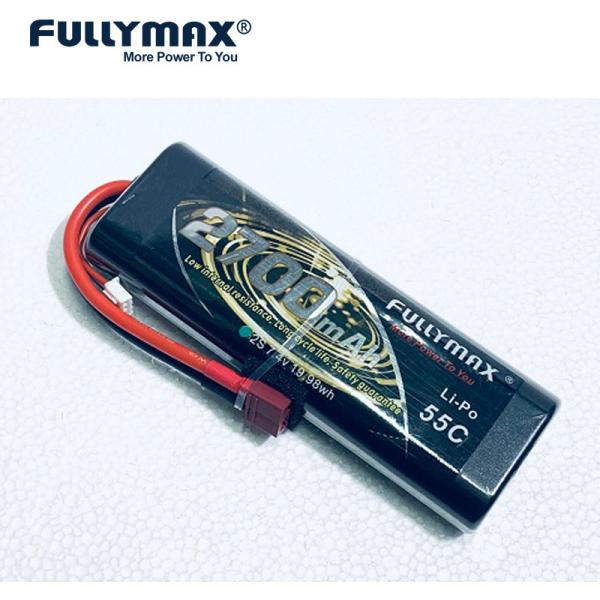 Quality Lipo 2s 2700mah 55C 2s Rc Battery 7.4v Model Airplane Batteries Fullymax Lipo Battery for sale