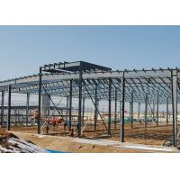 Quality Q345b High Strength Steel Structure Construction 30m Span With Portal Frame for sale