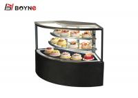 China 900W Glass Door Ice Cream Cake Display Freezer , High Transmittance Pastry Display Refrigerator factory
