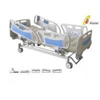 China Five Function ABS Side Rail Electric ICU Bed With Central Control Brake Wheels (ALS-E507) factory