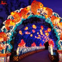 China China Lantern Festival Zigong Cartoon Theme Lantern Festival Supplier Christmas Lantern Show factory