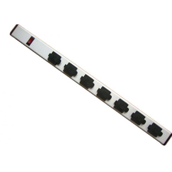 Quality Waterproof Rack Mountable Power Strip PDU For Cabinet 7 Way / 8 Way UL Approved for sale