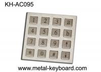 China Rugged Stainless Steel Keyboard Panel mount Keypad with 16 Keys factory