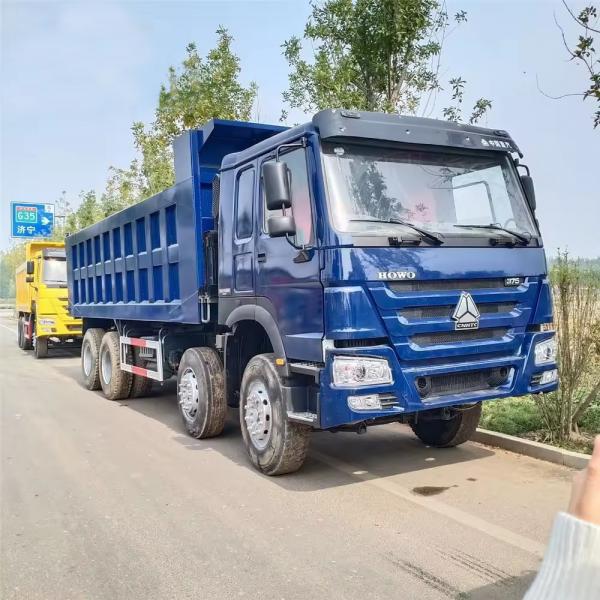 Quality Sinotruk Howo New Condition 30cbm Series Tipper Truck 8x4 420hp 12 Wheeler Transportation Dump Truck For Big Stone for sale