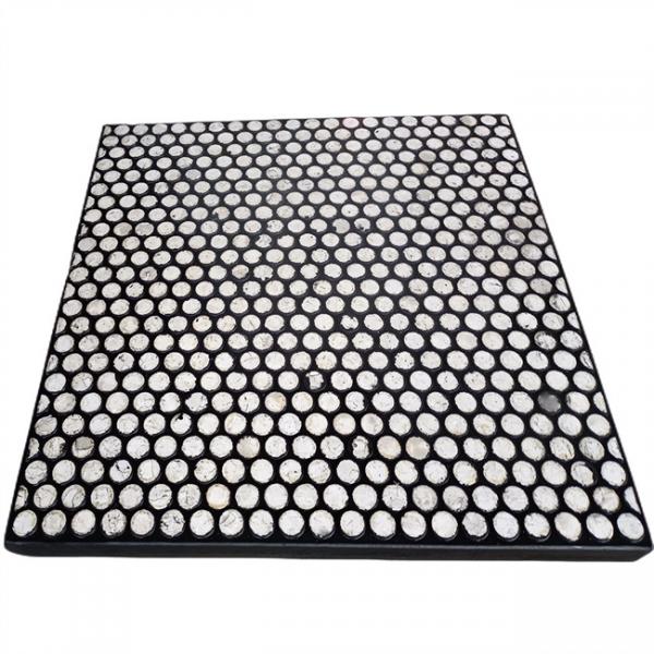 Quality Wear Resistant Rubber Ceramic Lining 99% Alumina Ceramic Wear Plate for sale