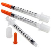 China Disposable Insulin Syringe 1ml 0.3ml 0.5ml Disposable Sterile Syringe With Fixed Needle factory