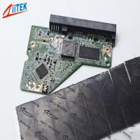 China Hot Popular China manufacturer 1mmT 1.5w black thermal conductive gap filler pad 35shore00 for LED modules factory