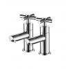 Quality Beautiful Double Handle Mixer Tap Bathroom Faucet Tap 3 Years Material for sale