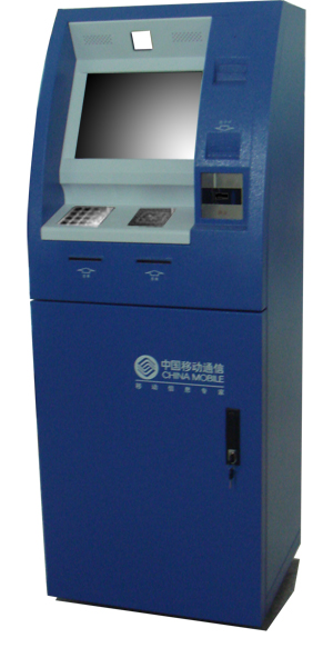 China A12 Self-service payment touchscreen kiosk with contactless IC card reader for sale