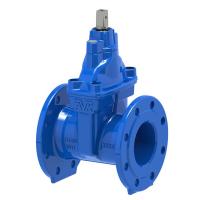 Quality Cast Iron Water Pressure Soft Seal Gate Valve GGG40/50 QT450 DN100 F4 for sale