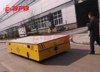 China Self - Loading Trackless Transfer Cart Trolley 100MT On Concrete Floor factory