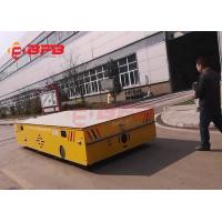 China Self - Loading Trackless Transfer Cart Trolley 100MT On Concrete Floor factory