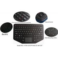 China IP65 Wireless Bluetooth Industrial Keyboard Robust ABS With Touchpad Backlit factory
