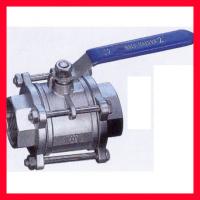 China DN15 ~DN100 Floating Type Ball Valve / Stainless Steel Ball Valve Compact Structure factory