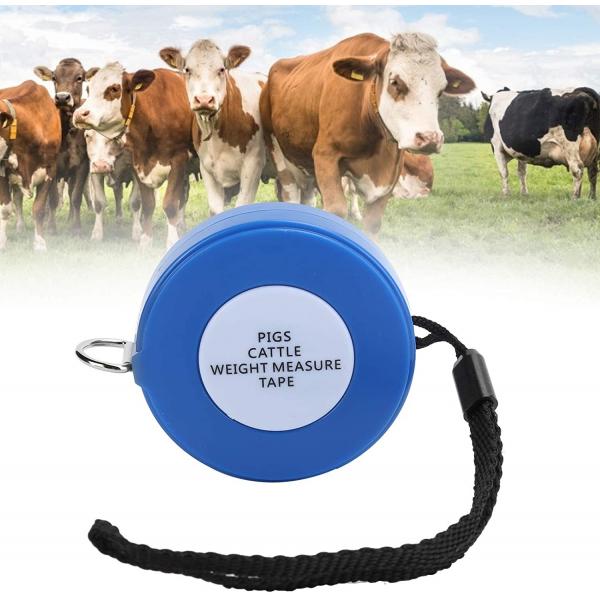 Quality Blue Case Cattle Weight Measuring Tape For Farm 2.5m × 14mm Size for sale