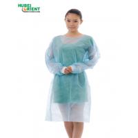 China OEM Non Sterilized Nonwoven Disposable Surgeon Gown With Knitted Cuff factory