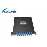 Quality LGX Box 8Channels (1270-1410nm) Single Fiber CWDM Mux Demux LC/UPC Connector for sale