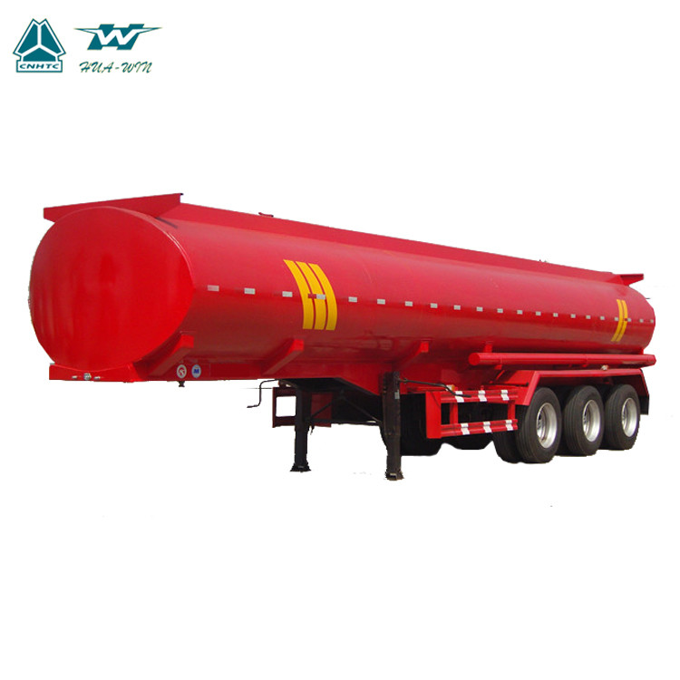 China SINOTRUK 3 axle 42,000 Liters aluminum oil transport fuel tanker semi trailer for sale for sale