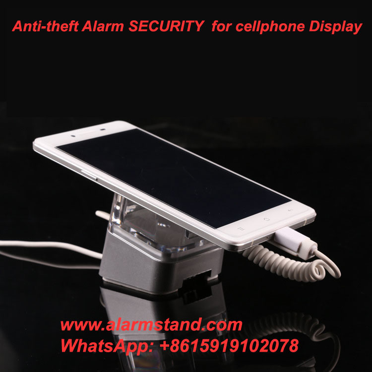 China COMER anti-theft alarm stands security display holder cable locking devices for  mobile phone retail stores factory