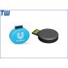 China Tiny Twister Round 64GB Flash Drives Customized Branding USB Device factory