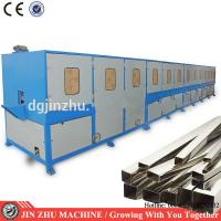 China Stainless Steel Rectangle Tube Polishing Machine 8-100mm Tube Diameter factory
