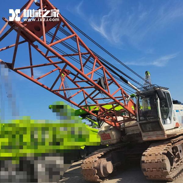 Quality Used Zoomlion QUY80 80 Ton Crawler Crane 2 Section for sale