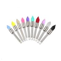 China Tapered Latch Type Teeth Polishing Brush Metal Material With Multi Colors factory