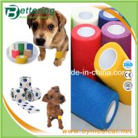 China Non woven Veterinary Bandage Pet bandage wrap cohesive elastic bandage factory