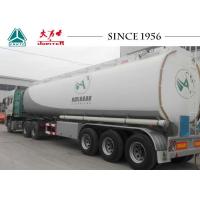 China 48000 Liters 3 Axle Fuel Tanker Semi Trailer For Gas Station for sale