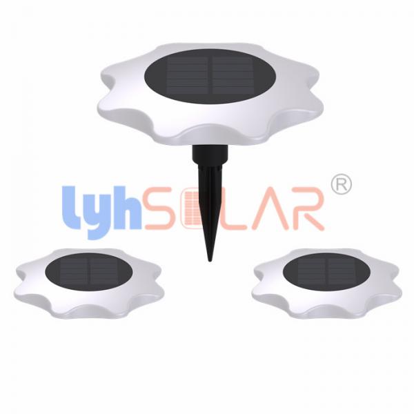 Quality Flower Shape Solar Powered Garden Lights With IP67 For Swimming Pool Lighting for sale