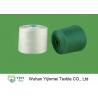 China Bright Virgin Dyed Raw White 100% Polyester Staple Yarn TFO Polyester Weaving Yarn factory