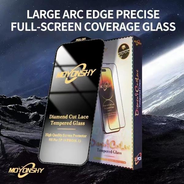 Quality Diamond Cut Edge Transparent Screen Protector Anti Dust Aluminum Arc for sale