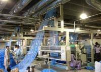 China Single Pin Heat Setting Stenter Powder Coated For Mosquito - Net Finishing factory