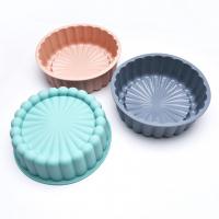 China Multicolor Sunflower Silicone Cake Mould Reusable 19.5x6.1cm factory
