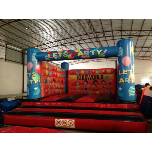 Quality Simple Kids Inflatable Bounce House For 5-6 Children Outside Inflatable Balloon for sale