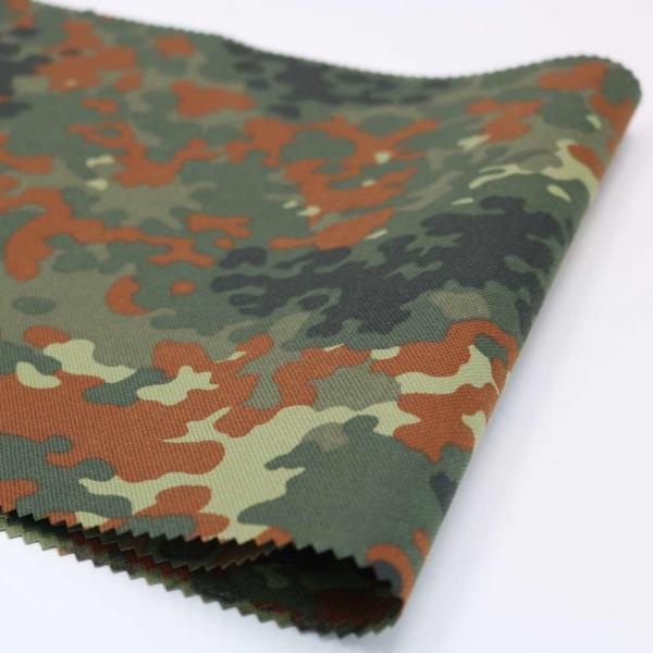 Quality Camouflage 600D Waterproof Nylon Fabric With PU Coated for sale