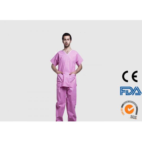 Quality Lightweight Waterproof Disposable Coveralls Surgical Scrubs Environmentally Friendly for sale